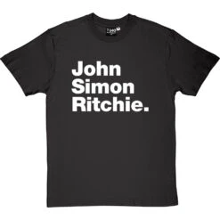 John Simon Ritchie T-Shirt -ThinkWear Collective Sales john simon ritchie tshirt 2 charcoaltshirt