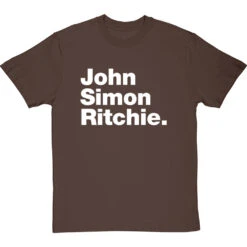 John Simon Ritchie T-Shirt -ThinkWear Collective Sales john simon ritchie tshirt 2 hazelnuttshirt