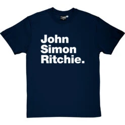 John Simon Ritchie T-Shirt -ThinkWear Collective Sales john simon ritchie tshirt 2 navybluetshirt