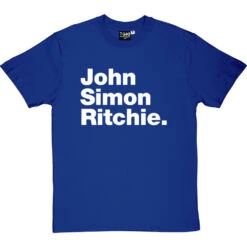John Simon Ritchie T-Shirt -ThinkWear Collective Sales john simon ritchie tshirt 2 royalbluetshirt