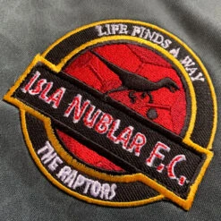 Inspired By Jurassic Park: Alan Grant Football Shirt -ThinkWear Collective Sales jurassic park football shirt design alt2 1000x1000 1