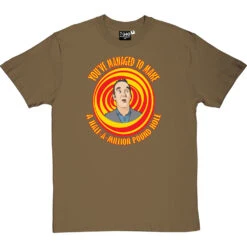 Kevin McCloud "A Half Million Pound Hole" T-Shirt -ThinkWear Collective Sales kevin mccloud half million pound hole tshirt olivetshirt