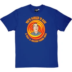 Kevin McCloud "A Half Million Pound Hole" T-Shirt -ThinkWear Collective Sales kevin mccloud half million pound hole tshirt royalbluetshirt