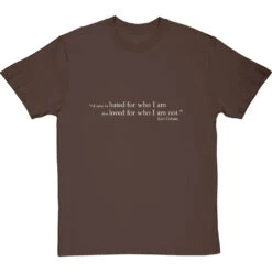 Kurt Cobain "Hated" Quote T-Shirt -ThinkWear Collective Sales kurt cobain hated quote tshirt 2 hazelnuttshirt