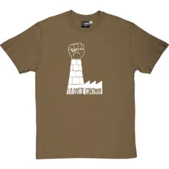 La Lutte Continue T-Shirt -ThinkWear Collective Sales la lutte continue tshirt 2 olivetshirt