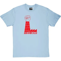 La Lutte Continue T-Shirt -ThinkWear Collective Sales la lutte continue tshirt 5 skybluetshirt