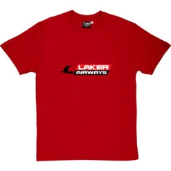 Laker Airways T-Shirt -ThinkWear Collective Sales laker airways tshirt redtshirt