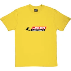 Laker Airways T-Shirt -ThinkWear Collective Sales laker airways tshirt yellowtshirt