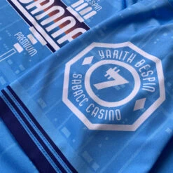 Inspired By Star Wars: Lando Calrissian Football Shirt -ThinkWear Collective Sales lando calrissian football shirt design alt3 1000x1000 1