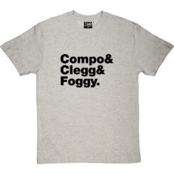 Last Of The Summer Wine Line-Up T-Shirt -ThinkWear Collective Sales last of the summer wine line up tshirt 1 lightoxfordtshirt