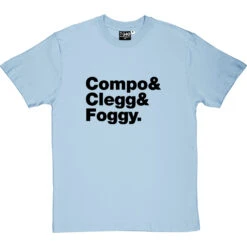 Last Of The Summer Wine Line-Up T-Shirt -ThinkWear Collective Sales last of the summer wine line up tshirt 1 skybluetshirt