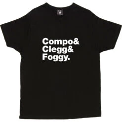 Last Of The Summer Wine Line-Up T-Shirt -ThinkWear Collective Sales last of the summer wine line up tshirt 2 black mens v neck tshirt