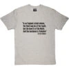 Sir Len Hutton "The Backbone Is Yorkshire" Quote T-Shirt