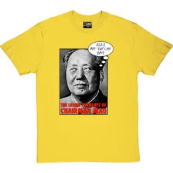The Lesser Thoughts Of Chairman Mao T-Shirt -ThinkWear Collective Sales lesser thoughts of mao tshirt yellowtshirt