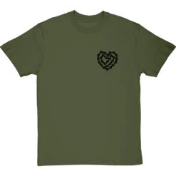 Love Cycling (Pocket Print) T-Shirt -ThinkWear Collective Sales love cycling bike chain pocket print tshirt 1 olivetshirt