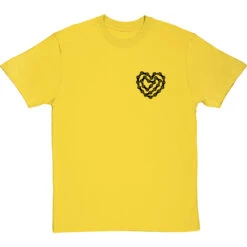 Love Cycling (Pocket Print) T-Shirt -ThinkWear Collective Sales love cycling bike chain pocket print tshirt 1 yellowtshirt