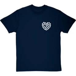 Love Cycling (Pocket Print) T-Shirt -ThinkWear Collective Sales love cycling bike chain pocket print tshirt 2 navybluetshirt