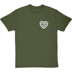 Love Cycling (Pocket Print) T-Shirt -ThinkWear Collective Sales love cycling bike chain pocket print tshirt 2 olivetshirt