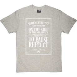 Mark Twain "Majority" Quote T-Shirt -ThinkWear Collective Sales mark twain majority quote tshirt 2 lightoxfordtshirt