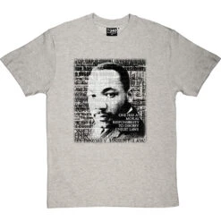 Martin Luther King "Unjust Laws" Quote T-Shirt -ThinkWear Collective Sales martin luther king unjust laws tshirt lightoxfordtshirt