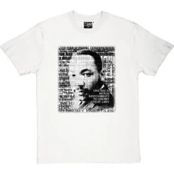 Martin Luther King "Unjust Laws" Quote T-Shirt -ThinkWear Collective Sales martin luther king unjust laws tshirt whitetshirt