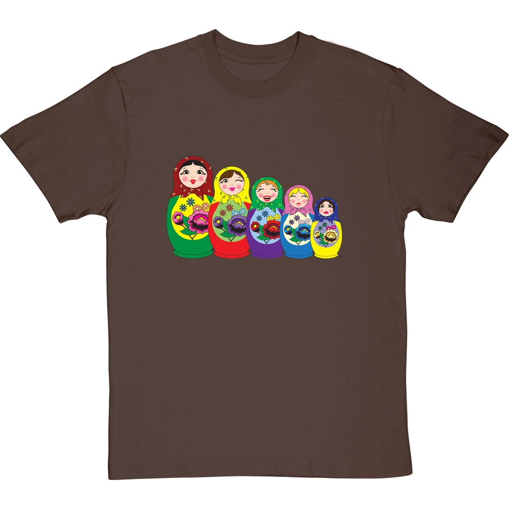 Matryoshka Dolls (Colour) T-Shirt 12 Matryoshka Dolls (Colour) T-Shirt - Image 12