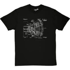 Mercury Spacecraft Diagram T-Shirt