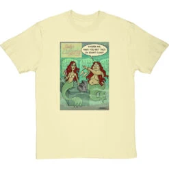 Mermaid Buying A Bra T-Shirt -ThinkWear Collective Sales mermaid buying a bra tshirt naturaltshirt