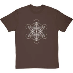 Metatron's Cube T-Shirt -ThinkWear Collective Sales metatrons cube tshirt 2 hazelnuttshirt