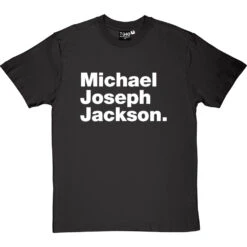 Michael Joseph Jackson T-Shirt -ThinkWear Collective Sales michael joseph jackson tshirt 2 charcoaltshirt