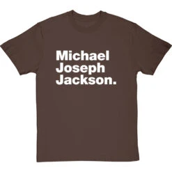 Michael Joseph Jackson T-Shirt -ThinkWear Collective Sales michael joseph jackson tshirt 2 hazelnuttshirt