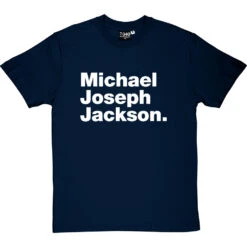 Michael Joseph Jackson T-Shirt -ThinkWear Collective Sales michael joseph jackson tshirt 2 navybluetshirt