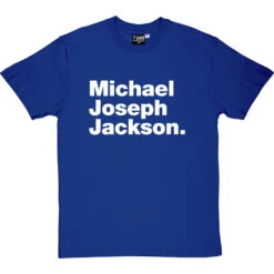 Michael Joseph Jackson T-Shirt -ThinkWear Collective Sales michael joseph jackson tshirt 2 royalbluetshirt
