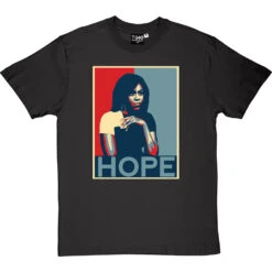Michelle Obama: Hope T-Shirt -ThinkWear Collective Sales michelle obama hope tshirt charcoaltshirt