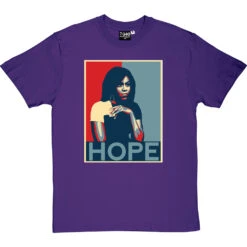 Michelle Obama: Hope T-Shirt -ThinkWear Collective Sales michelle obama hope tshirt purpletshirt