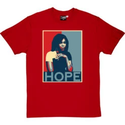 Michelle Obama: Hope T-Shirt -ThinkWear Collective Sales michelle obama hope tshirt redtshirt