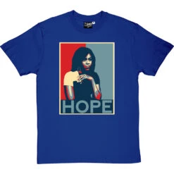 Michelle Obama: Hope T-Shirt -ThinkWear Collective Sales michelle obama hope tshirt royalbluetshirt