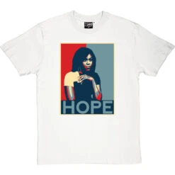 Michelle Obama: Hope T-Shirt -ThinkWear Collective Sales michelle obama hope tshirt whitetshirt