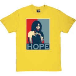 Michelle Obama: Hope T-Shirt -ThinkWear Collective Sales michelle obama hope tshirt yellowtshirt