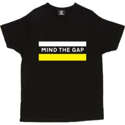 Mind The Gap T-Shirt -ThinkWear Collective Sales mind the gap tshirt black mens v neck tshirt