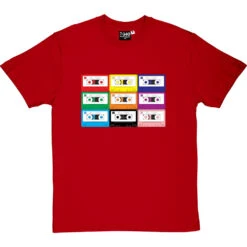 Mix Tape T-Shirt -ThinkWear Collective Sales mix tape tshirt redtshirt