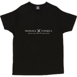 Mossack Fonseca T-Shirt -ThinkWear Collective Sales mossack fonseca tshirt 2 black mens v neck tshirt