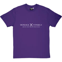 Mossack Fonseca T-Shirt -ThinkWear Collective Sales mossack fonseca tshirt 2 purpletshirt