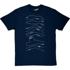 Most Famous Munros T-Shirt -ThinkWear Collective Sales most famous munros tshirt 2 navybluetshirt