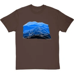 Munros (Blue) T-Shirt -ThinkWear Collective Sales munros blue tshirt hazelnuttshirt