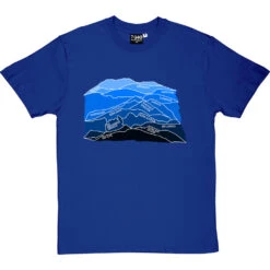 Munros (Blue) T-Shirt -ThinkWear Collective Sales munros blue tshirt royalbluetshirt