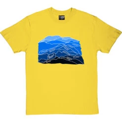Munros (Blue) T-Shirt -ThinkWear Collective Sales munros blue tshirt yellowtshirt