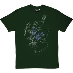 Munros Map T-Shirt