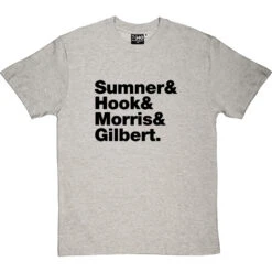 New Order Line-Up T-Shirt -ThinkWear Collective Sales new order tshirt 1 lightoxfordtshirt