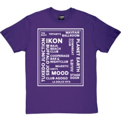Newcastle Nightclubs T-Shirt -ThinkWear Collective Sales newcastle nightclubs tshirt 2 purpletshirt